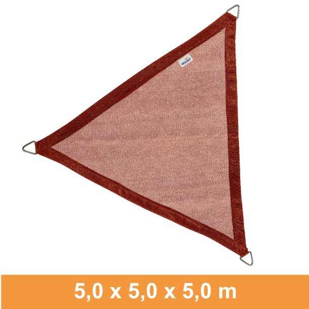 Coolfit solsejl 5,0 x 5,0 x 5,0 m Triangel