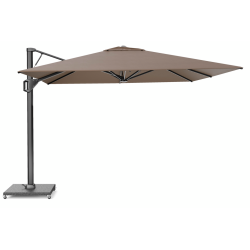 Hngeparasol Beaufort Premium 3,2 x 3,2 m med parasolfod og overtrk