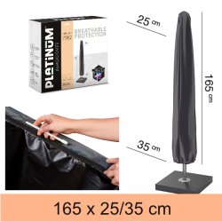 Parasolovertrk 165 cm - Med lftestang - Aerocover