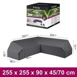 Overtrk til l formet loungest 255 x 255 x 90 x 30/45/70
