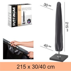 Parasolovertrk 215 cm med lftestang - Aerocover