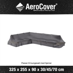 Overtrk til L formet loungest 325 x 255 x H30/45/70 venstre