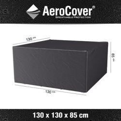 Overtrk til havebord 130 x 130 x 85 cm - Aerocover 