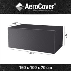 Overtrk til havebord 160 x 100 x 70 cm - Aerocover 