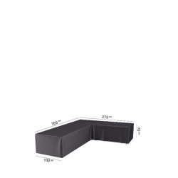 Overtrk til L formet loungest 355 x 275 x 100 x 70 Hjre