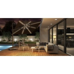 Hngeparasol Challenger T2 Glow - med dobbelt vip og Lys