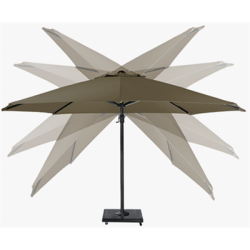 Hngeparasol Voyager T2 2,7 x 2,7 m med Fod og overtrk