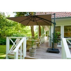 Hngeparasol Voyager T2 2,7 x 2,7 m med Fod og overtrk