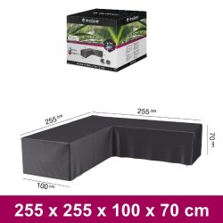 Overtrk til L formet loungest 255 x 255 x 100 x 70 cm
