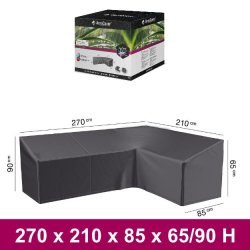 Overtrk til L formet loungest 270 x 210 x 85 x 65/90 cm Hjre