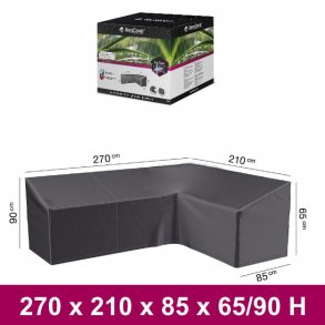 Overtrk til L formet loungest 270 x 210 x 85 x 65/90 cm Hjre