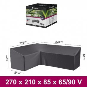 Overtrk til L formet loungest 270 x 210 x 85 x 65/90 cm Venstre