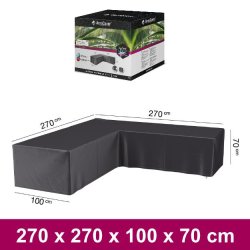 Overtrk til L formet loungest 270 x 270 x 100 x 70 cm
