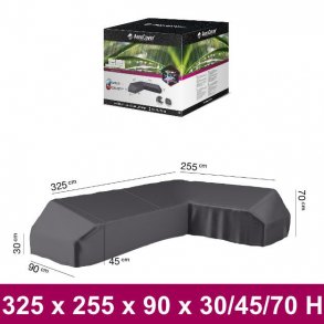 Overtrk til L formet loungest 325 x 255 x H30/45/70 Hjre