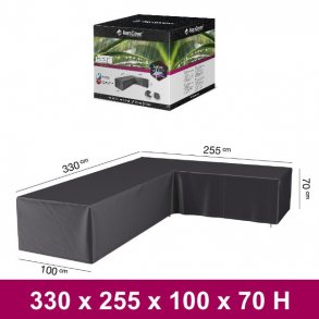 Overtrk til L formet loungest 330 x 255 x 100 x 70 Hjre