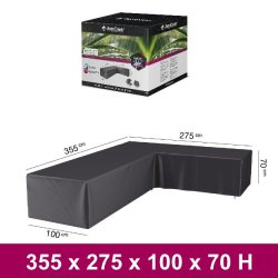 Overtrk til L formet loungest 355 x 275 x 100 x 70 Hjre
